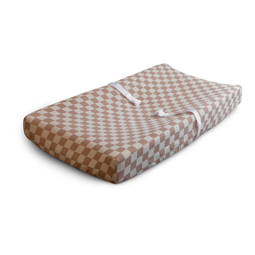 Mushie Changing Pad and Cover made with durable materials to withstand everyday use