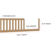 rail for convertible crib dadada