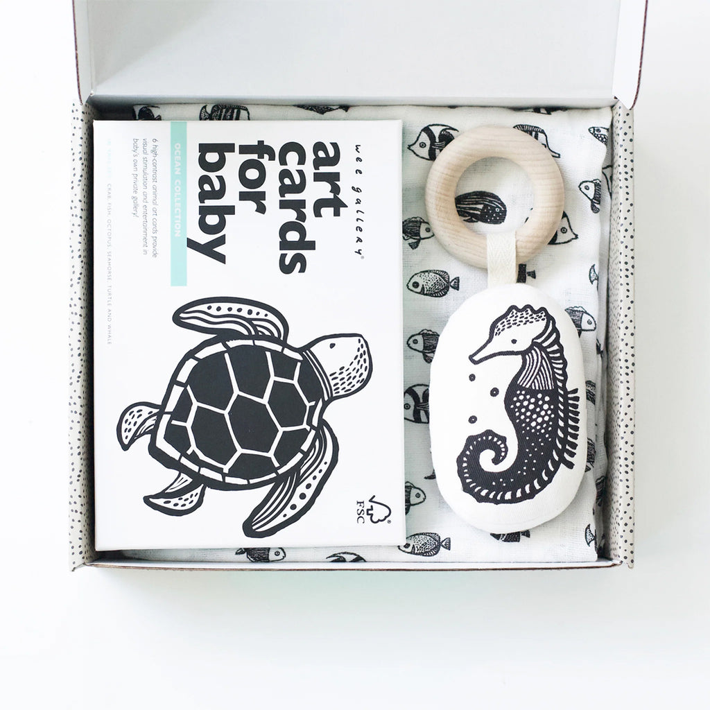 Art card and teether by wee gallery