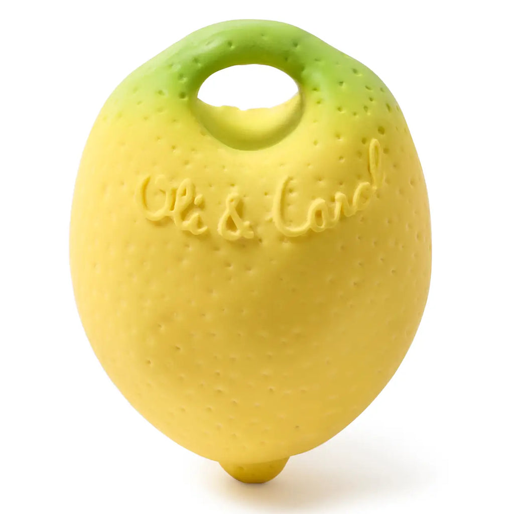 olicarol john lemon teething toy