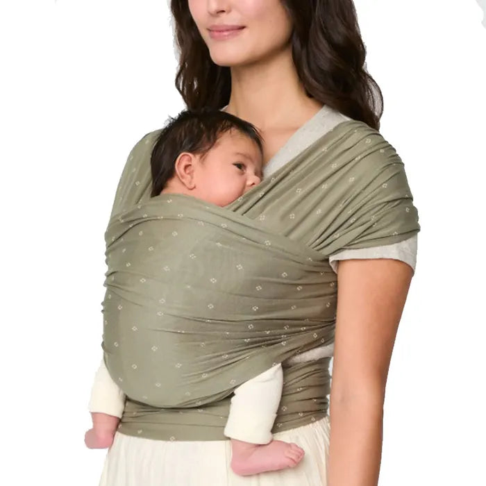 Olive Diamonds offers a stylish twist on the Ergobaby Aura Baby Wrap, making babywearing feel like a breeze.