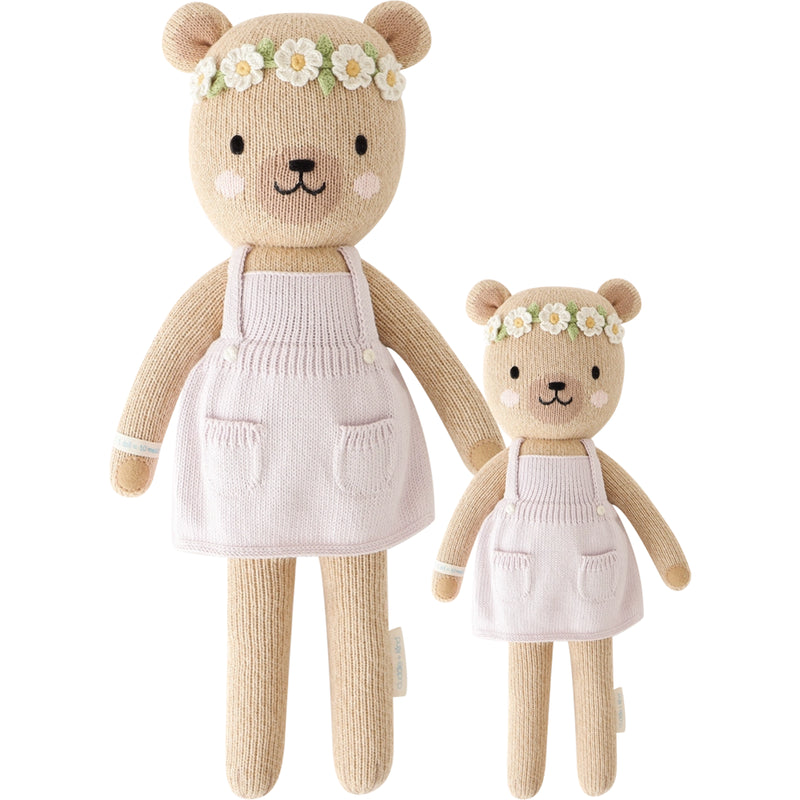 cuddle + kind olivia the honeybear teddy bear stuffed animal