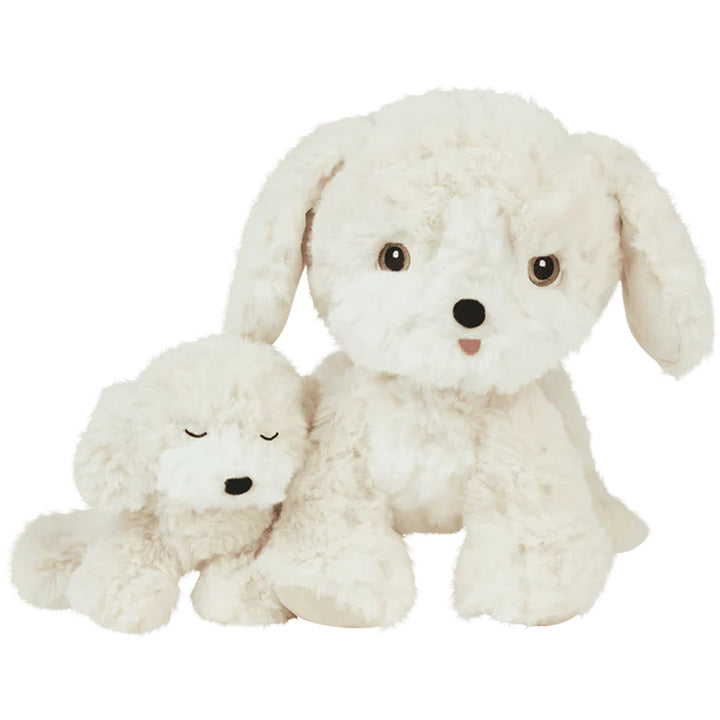 olli ella binky puppy Adorable embroidered baby plushie