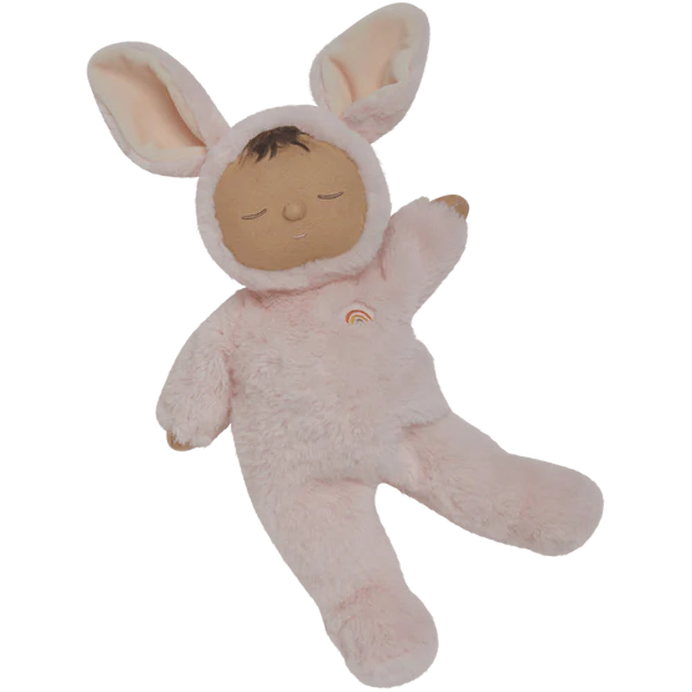 oli ella poseable doll with rainbow over chest bunny pip cozy dinkumms 