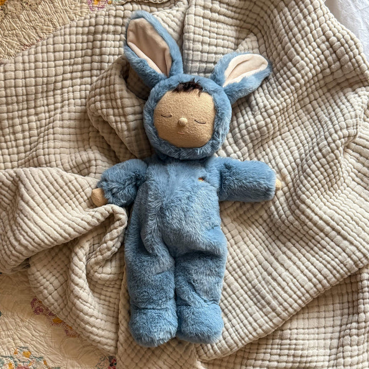 blue ollie ella twiggy cozy dinkums bunny baby safe doll 