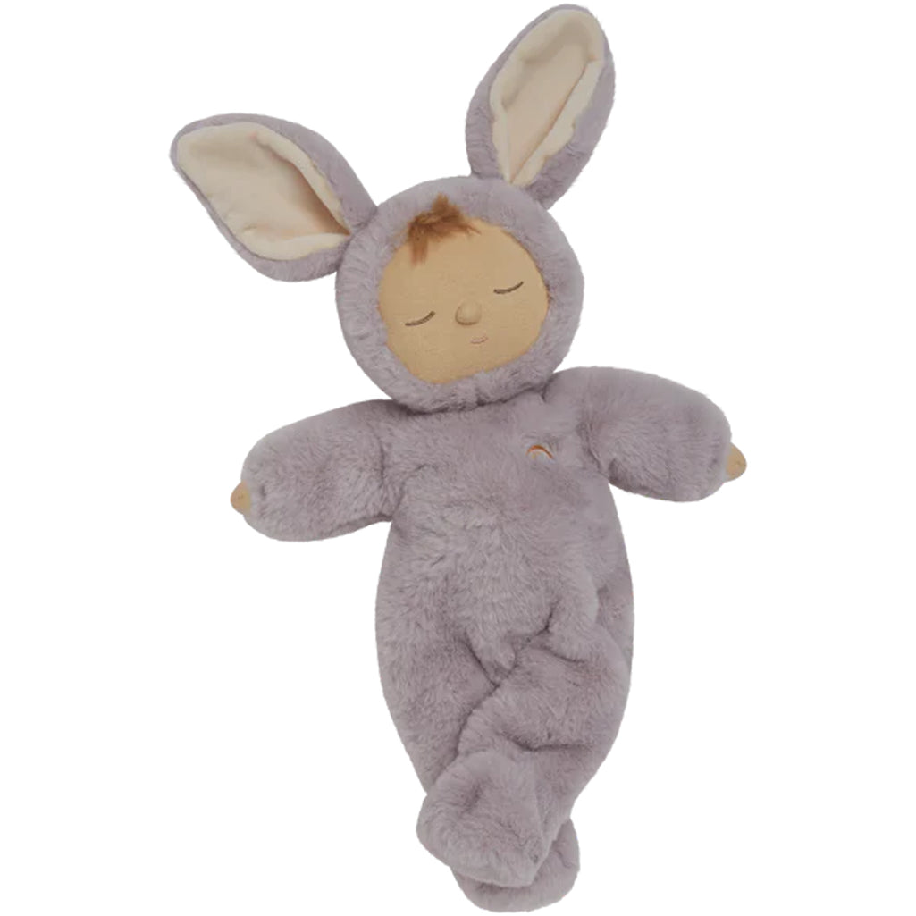 purple twinkle bunny ollie ella cozy dinkums baby safe bunny stuffed animal