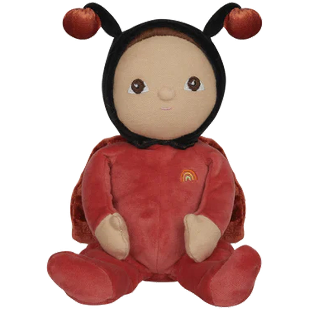 olli ella dinky dinkums lola lady bug soft doll 