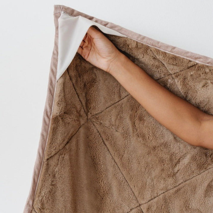 On-the-go comfort comes from Saranoni Outdoor Blanket in Cedar Break, best baby blanket for trips and parks.