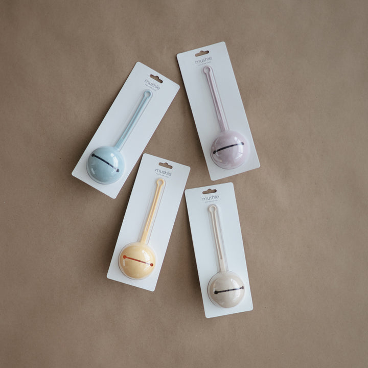 Mushie Pacifier Holder Case made to safely store pacifiers keeping them ready for use whenever needed