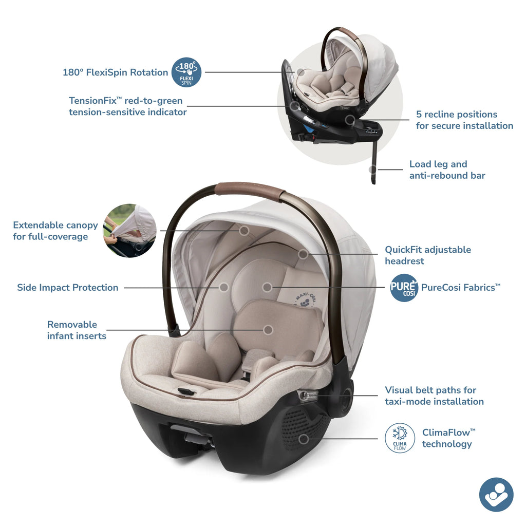 maxi cosi Peri 180 Rotating Infant Car Seat Peri 180 rotating car seat with side impact protection