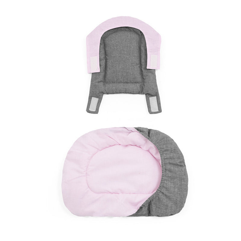 stokke nomi pink and grey cushion for best high chair