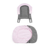 stokke nomi pink and grey cushion for highchairs