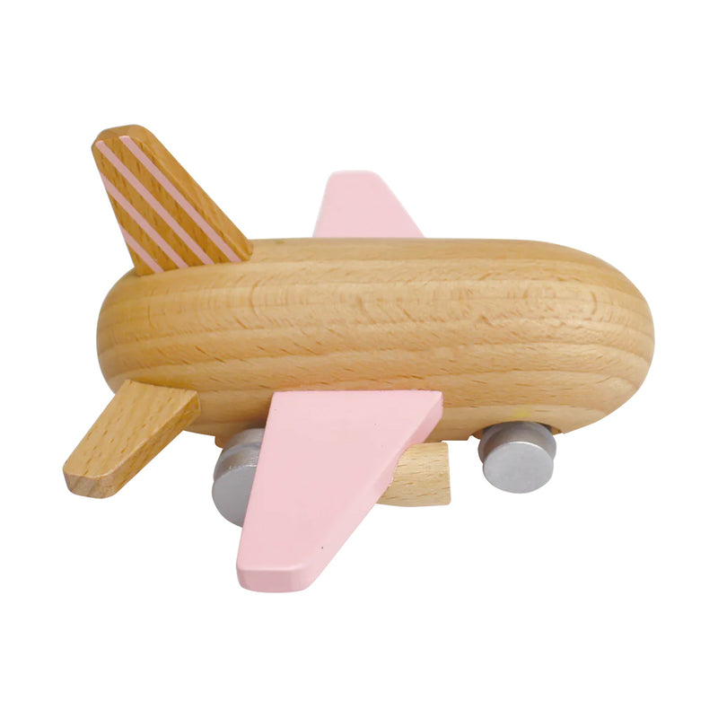 A Kiko mini jet plane toy, designed for young children to engage in pretend aviation adventures.