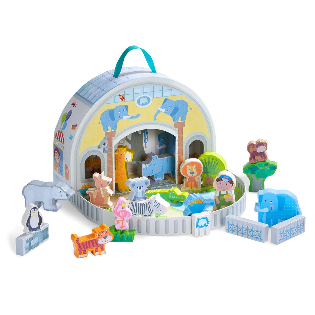 Haba wooden zoo play