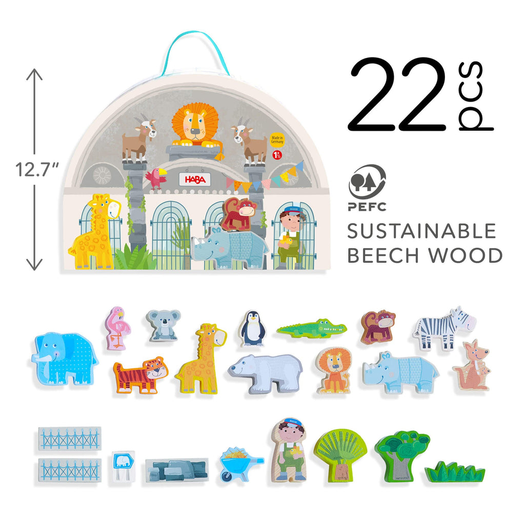 HABA organic wood toy animals