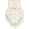 crane baby 3-piece organic cotton bib set