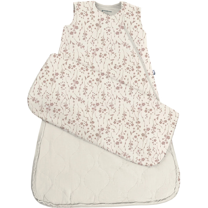 Gunamuna Sleep Bag in Posie, cozy baby sleep sack perfect for safe and comfortable slumber.