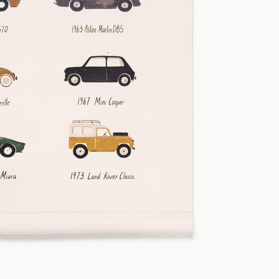 Gathre wall art poster with classic cars