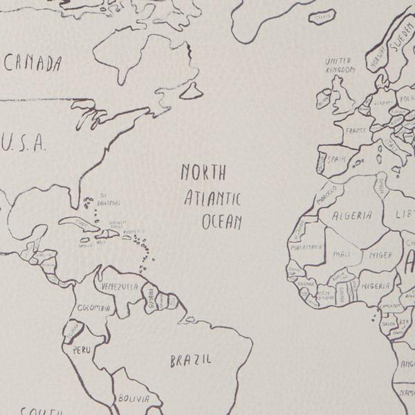 Gathre world print poster