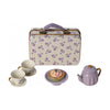 maileg mice tea set dollhouse accessory