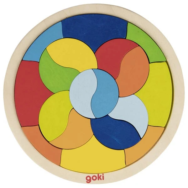 Goki Mandala Puzzle wooden puzzle for kids