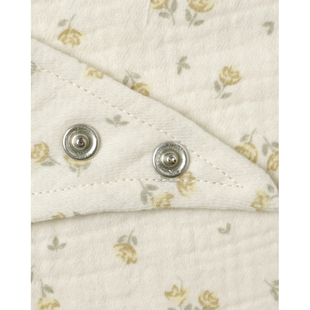 quincy mae bandana set toddler clothing accessory blue and gold floral 