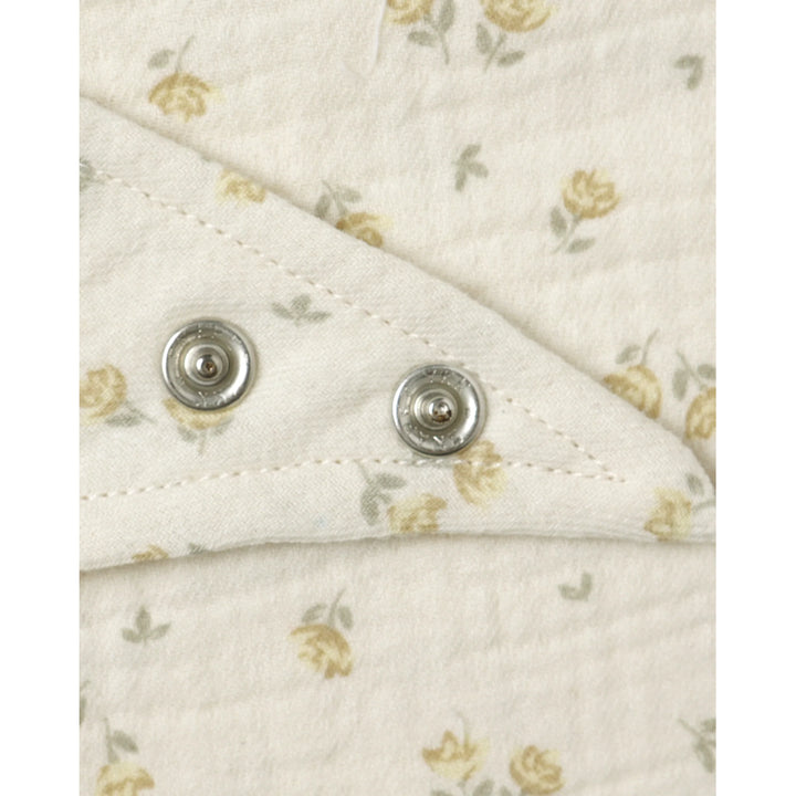 quincy mae bandana set toddler clothing accessory blue and gold floral 