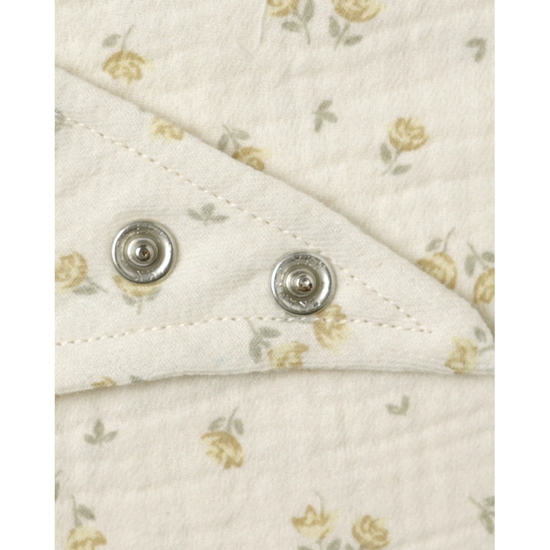 quincy mae bandana set toddler clothing accessory blue and gold floral 