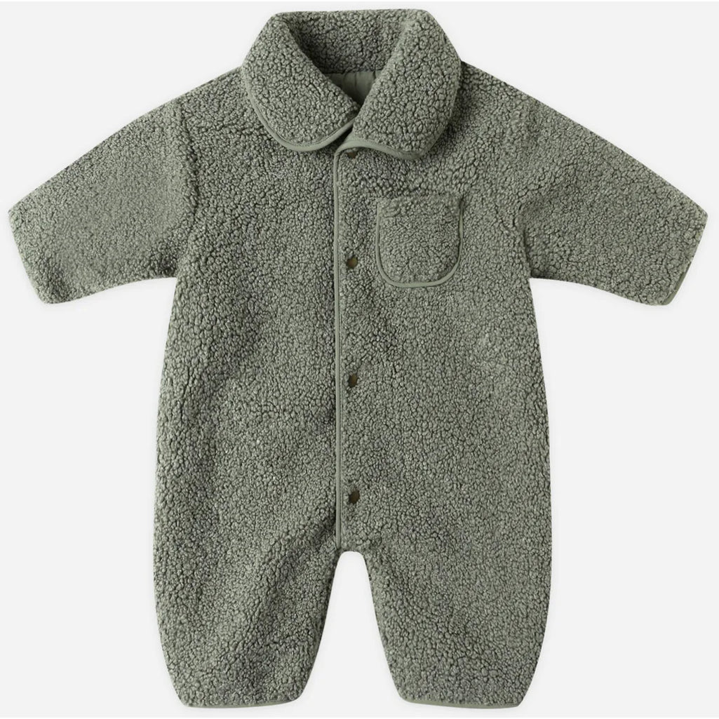 quincy mae forest shearling jumpsuit 