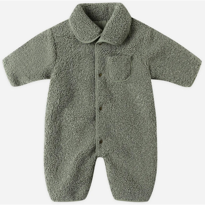 quincy mae forest shearling jumpsuit 