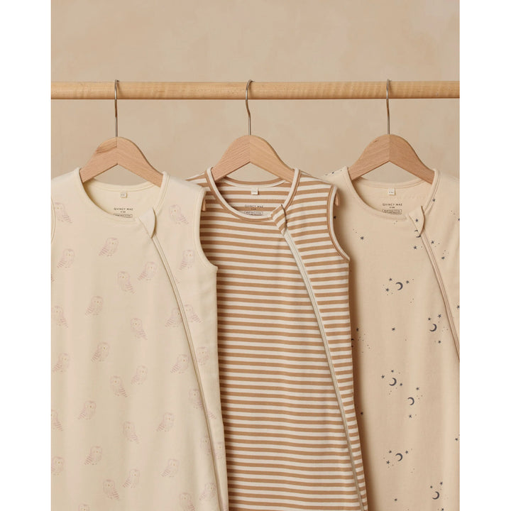 organic cotton quincy mae lightweight snow owl sleep sack