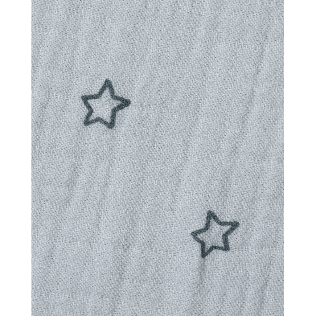 blue star pattern quincy mae bandana set for toddler boy 