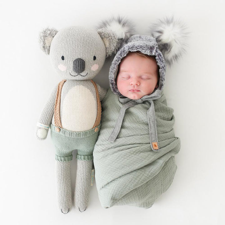 knit doll stuffed animals for babies by cuddle kind