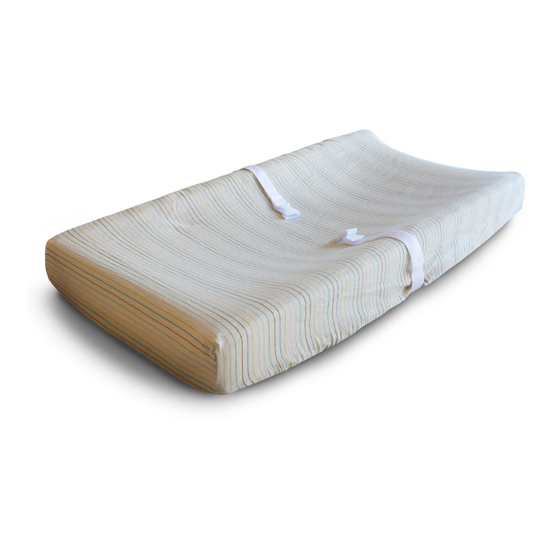 Mushie Changing Pad Cover designed to fit most standard changing pads with ease