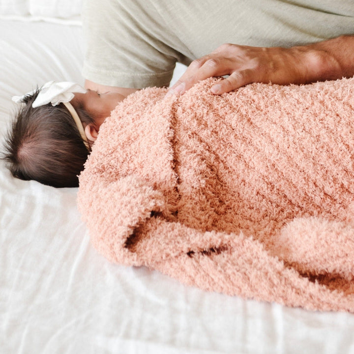 SaranoniÕs Ribbed BAMBONI¨ Mini Blanket in Sun-Kissed wraps your little one in silky comfort, one of the best baby blankets available.