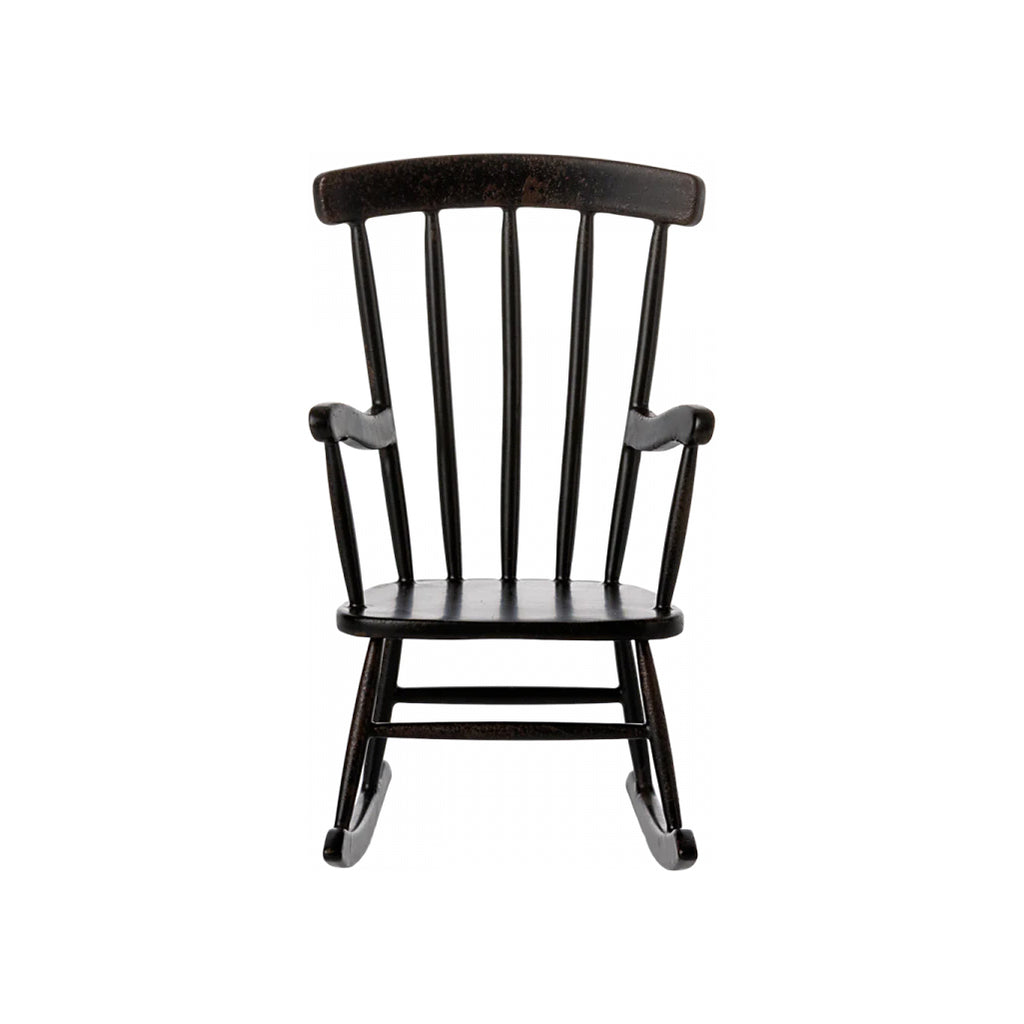 maileg mouse Black rocking chair