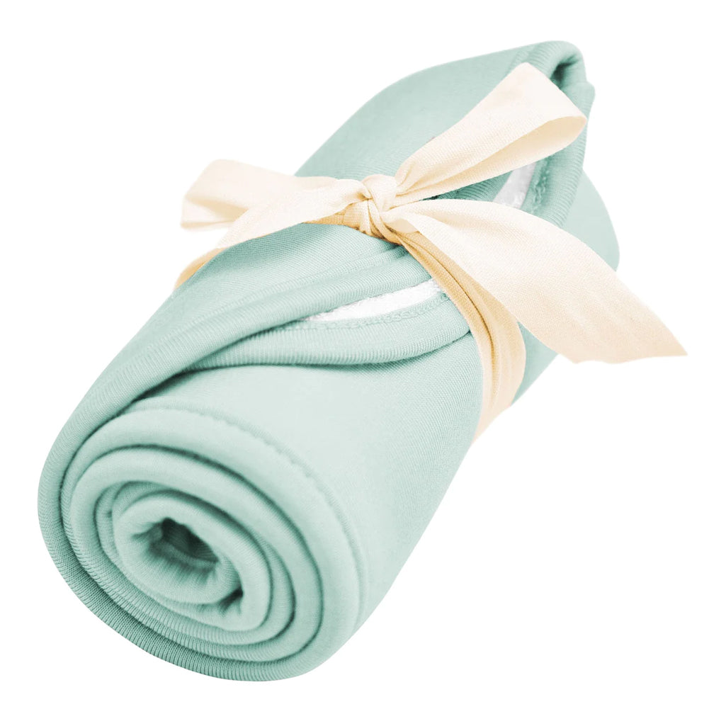 Kyte Baby Rolled Up Burping Cloths in Green, Absorbent and Gentle Baby Burp Cloths