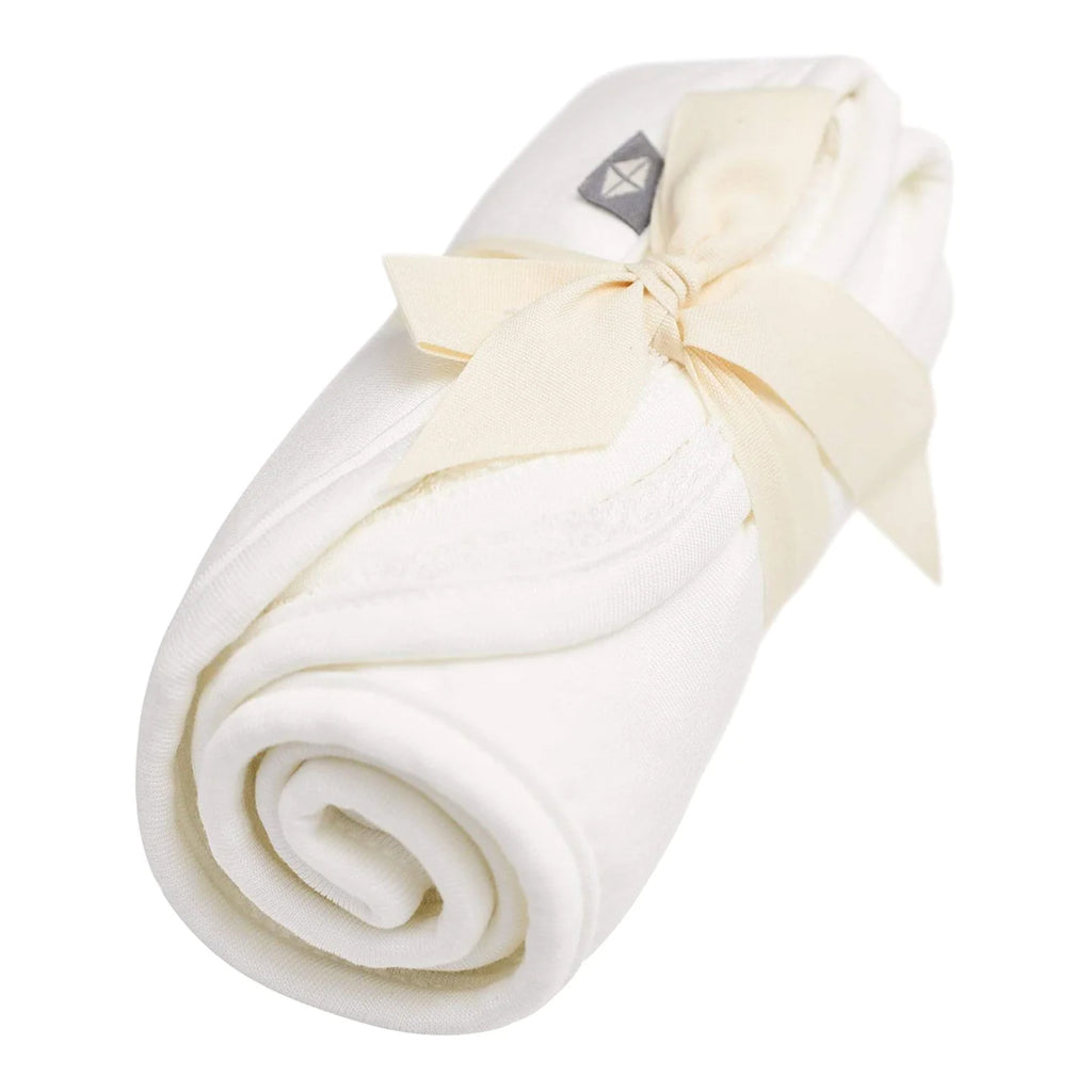 Kyte Baby Best Burp Cloths in White, Soft Organic Baby Burp Cloths in Cloud White