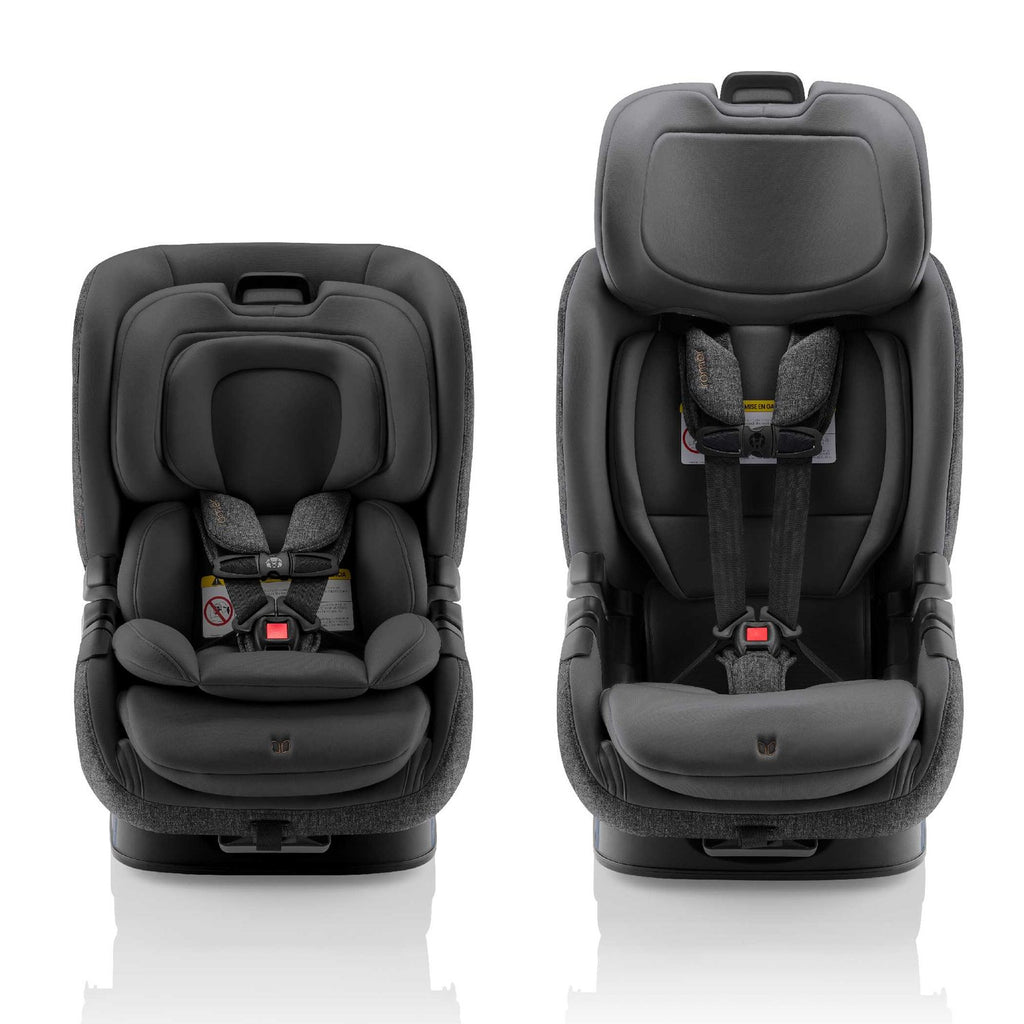 lightweight convertible car seat, easy to transfer car seat, best travel car seat, compact car seat design, airplane-friendly car seat