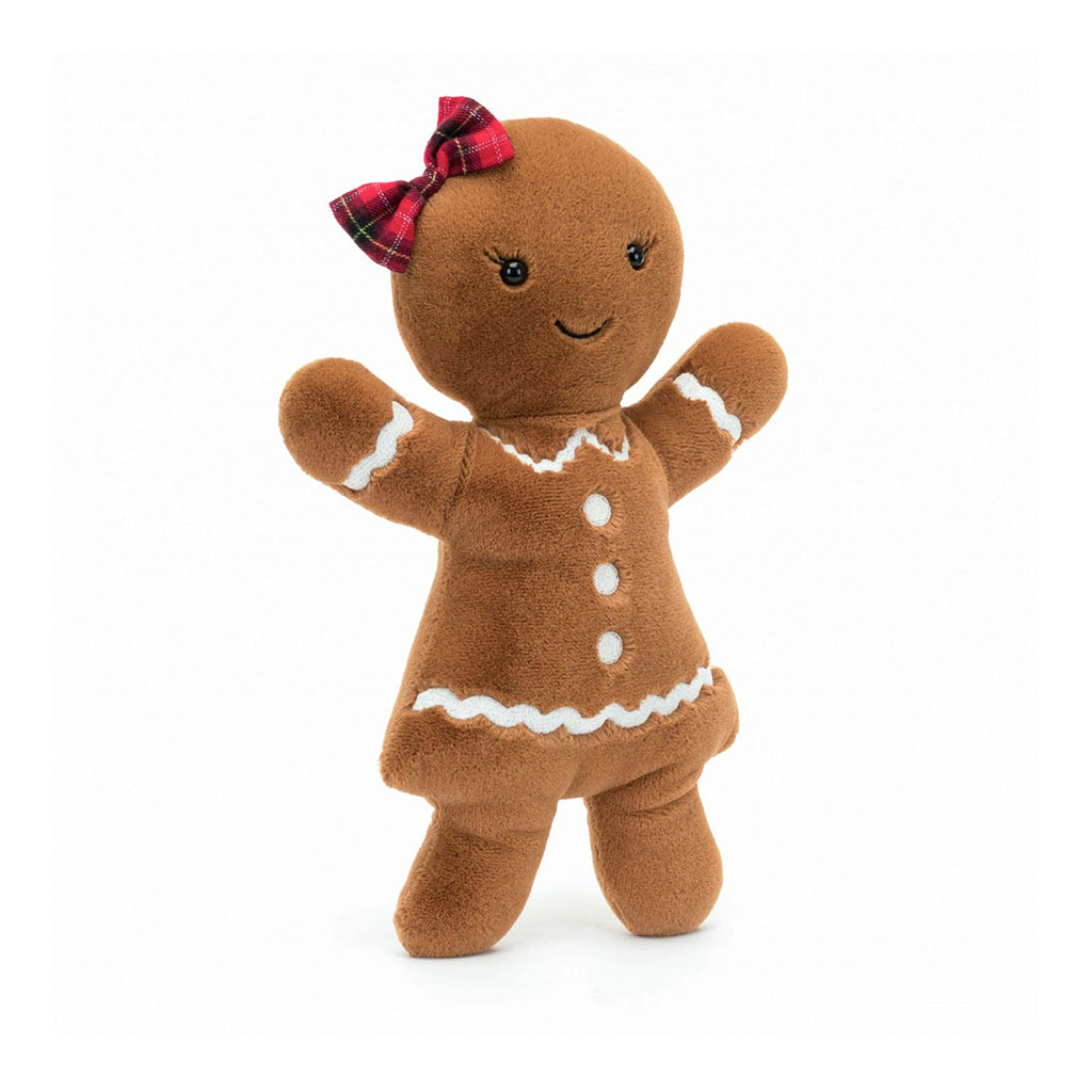 adorable girl gingerbread stuffed animal