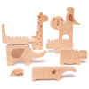 petite collage wooden animal toys and puzzles safari