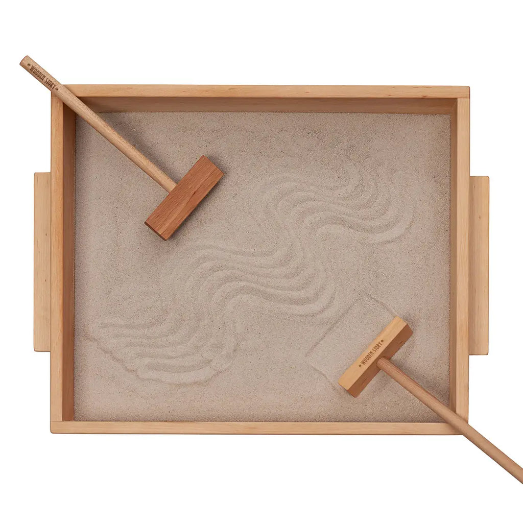 wooden story large montessori sand toy