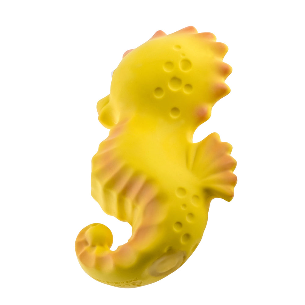 Infant bath toy seahorse by CaaOcho, perfect for engaging babies during bath time.