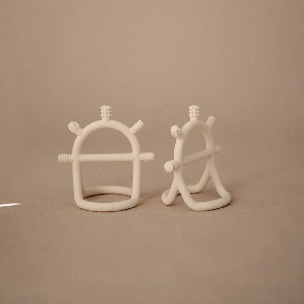 Mushie toy for teething babies