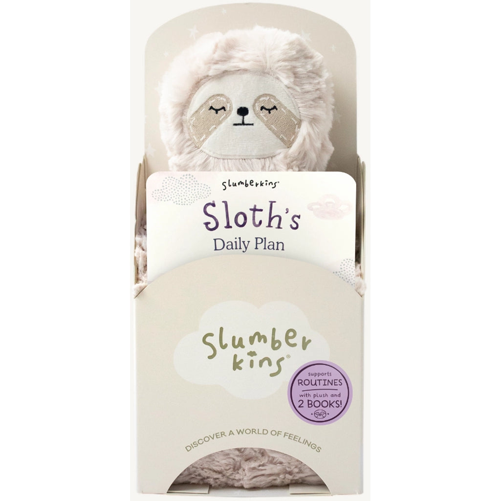 slumberkins stuffed animal and book sloth