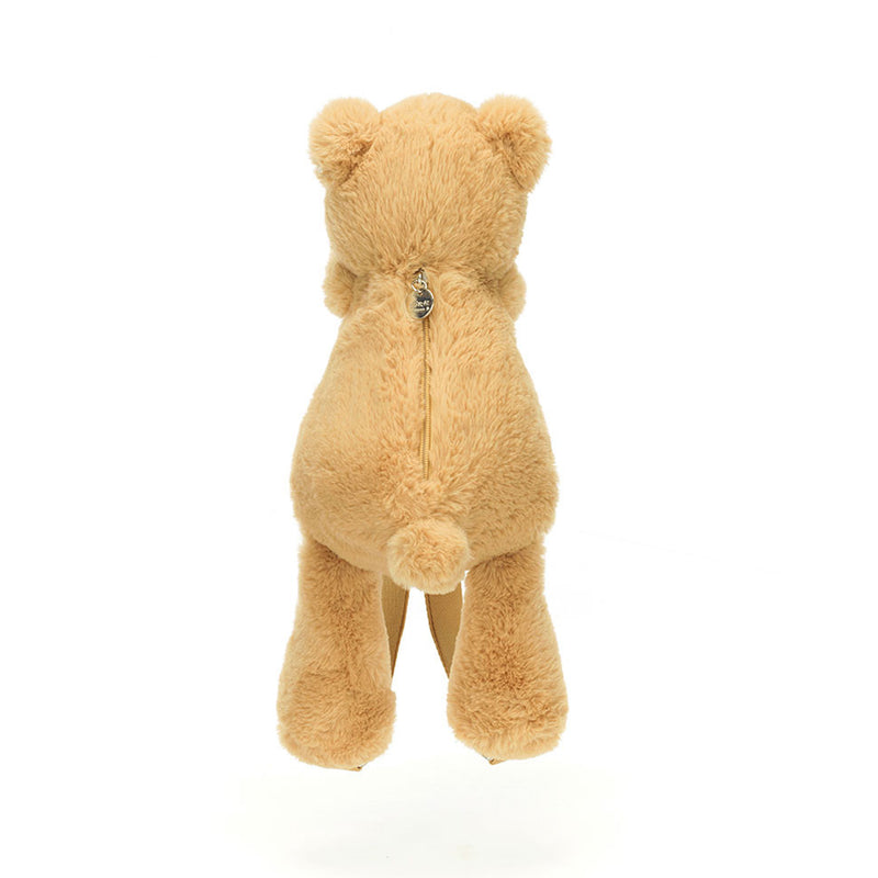 Jellycat zipped backpack bear for children