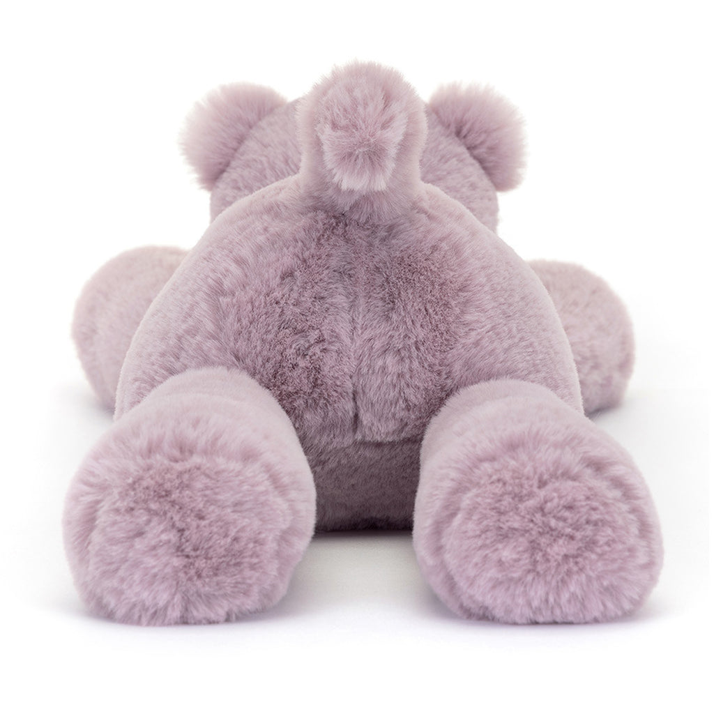 Back of Jellycat stuffed animal hippo