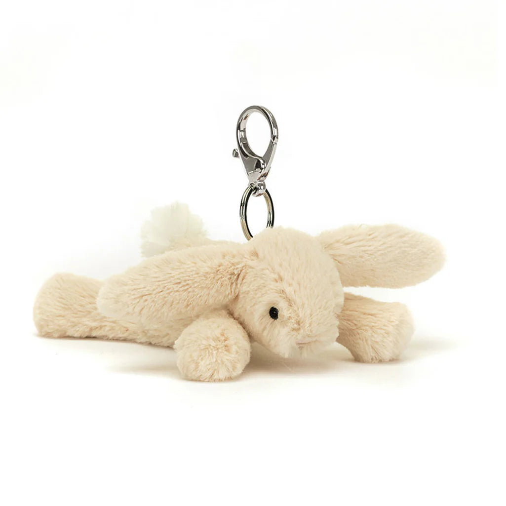 jellycat smudge rabbit bag charm