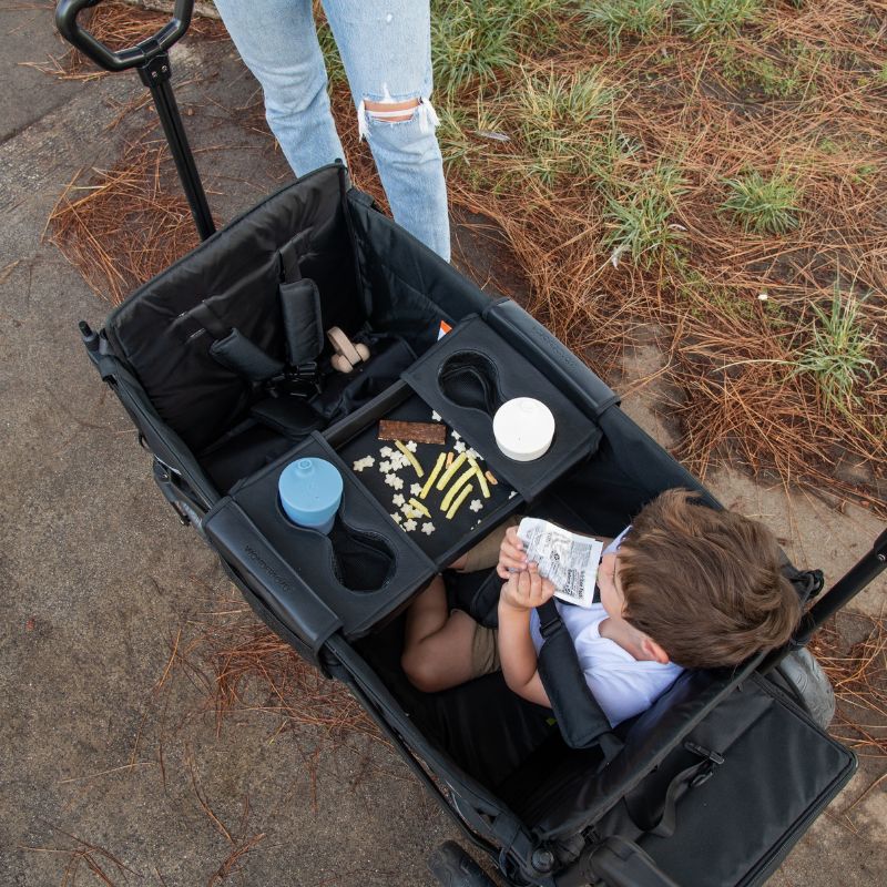 An essential upgrade, the Wonderfold Snack Tray complements the best baby stroller with practical snack storage