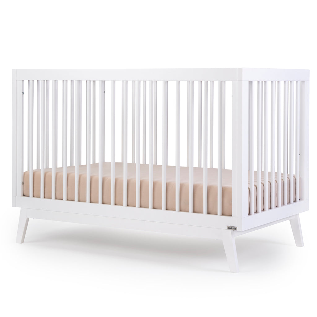 dadada soho 3-in-1 convertible crib all white